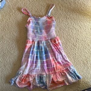 Little Sleepies Pastel Tie-Dye Kids Dress